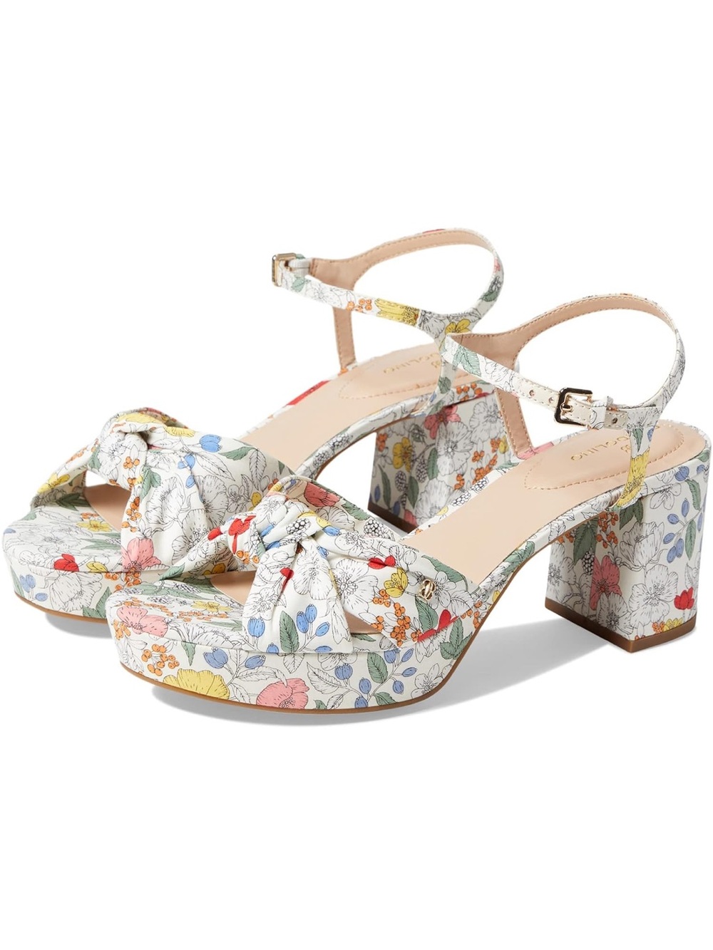 Floral Print Knot Platform Heel - Size 9 ₊˚⊹ ᢉ𐭩
⠀⠀ ⠀⠀ ⠀